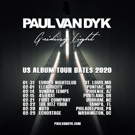 Paul Van Dyk Announces The Launch Of His New Guiding Light World Tour