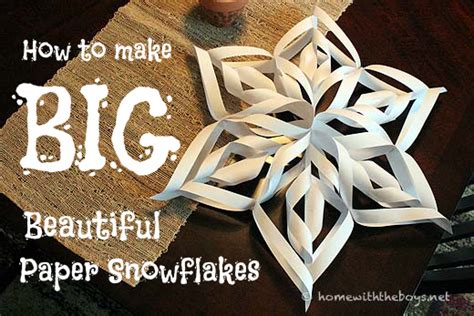 Follow the instructions below for how to make paper snowlfakes difficulty: Big, Beautiful {Paper} Snowflakes! {Tutorial} | Home With ...