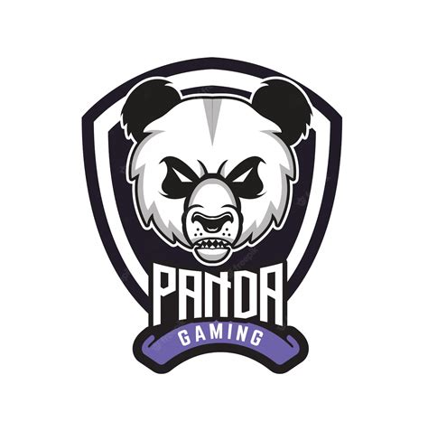 Logotipo De Panda Gaming Vector Premium
