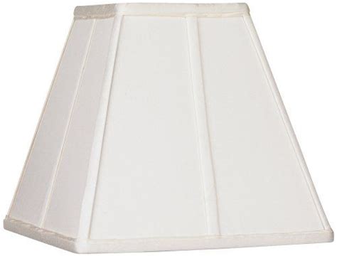 Ivory Classic Small Square Lamp Shade 525 Top X 10 Bottom X 9 High