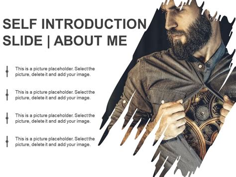 Self Introduction Slide About Me Powerpoint Guide Powerpoint Design