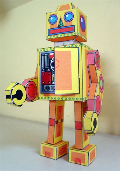 The Robot Cardboard Robot Diy Robot Paper Robot