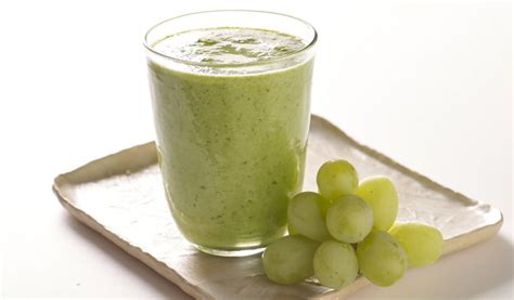 Immune Boost Green Grape Smoothie Grapes From California