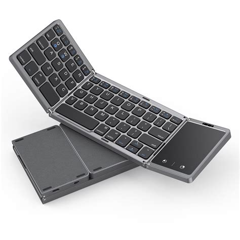 Buy Foldable Keyboard Dual Bluetooth Rechargeable Keyboard Uk Layout
