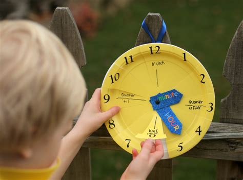 Paper Plate Clock Craft · Kix Cereal