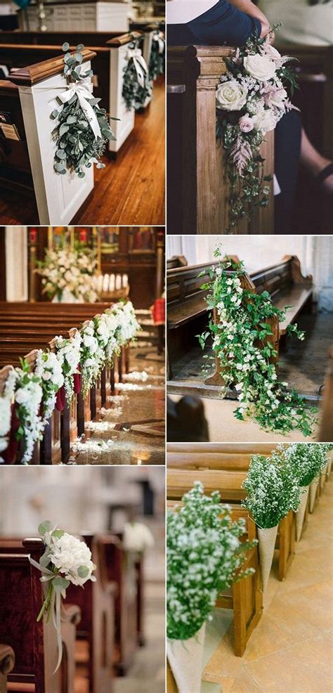 Trending Church Wedding Aisle Decoration Ideas Simple Church Wedding