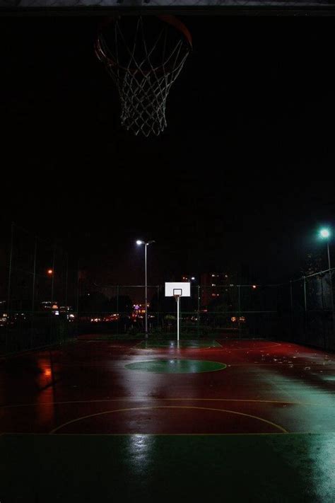 He Loves To Go To The Basketball Court At Night And Shoot Baskets And