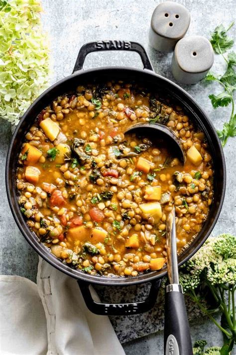 Vegetarian Lentil Soup Healthy Seasonal Recipes