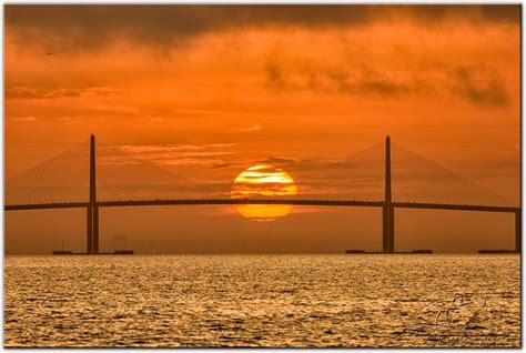 Sunshine skyway is not the first bridge connecting the wide mouth of tampa bay. Sunshine Skyway Bridge | Sunshine skyway bridge, Skyway, Sunrise sunset
