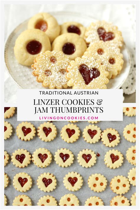 Add vanilla extract and egg yolk, mixing until fluffy. Traditional Austrian Linzer Cookies & Jam Thumbprints ...