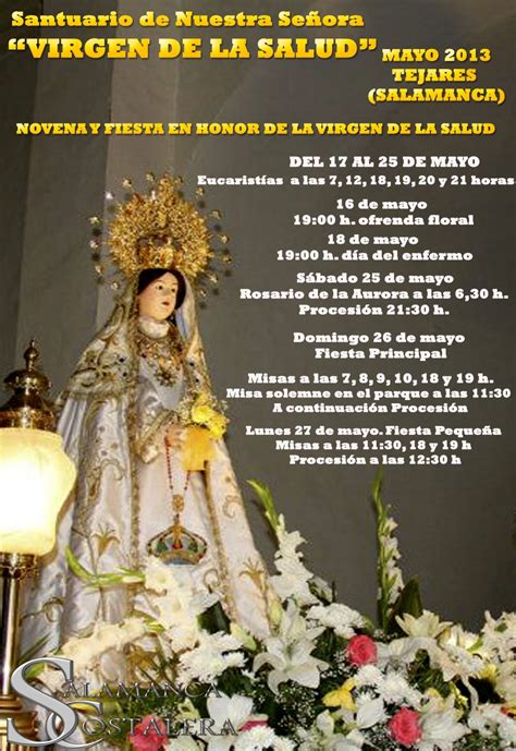 Salamanca Costalera 17 Al 25 De Mayo Novena Y Fiesta En Honor A La
