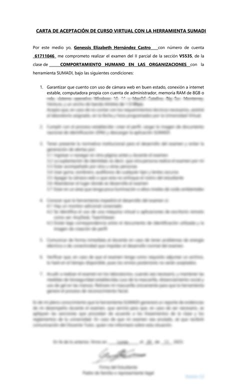 Solution Paso Carta De Aceptaci N Del Estudiante Studypool