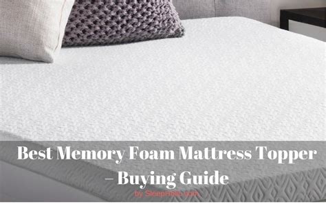 Next, as we'll discover with the best memory foam mattress topper today, it's a durable material. Best Memory Foam Mattress Topper Reviews 2017 | The Sleep ...