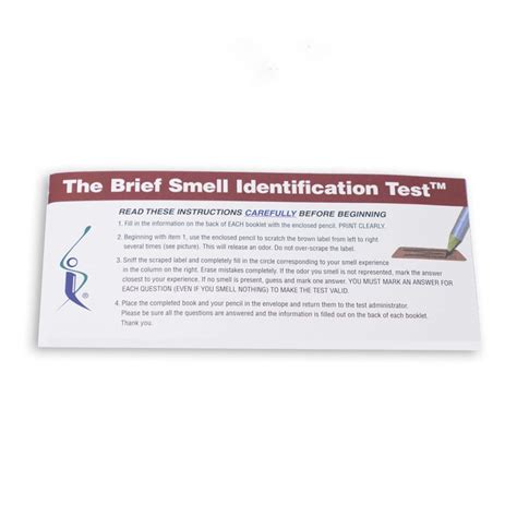 Quick Smell Identification Test Qsit Sensonics International