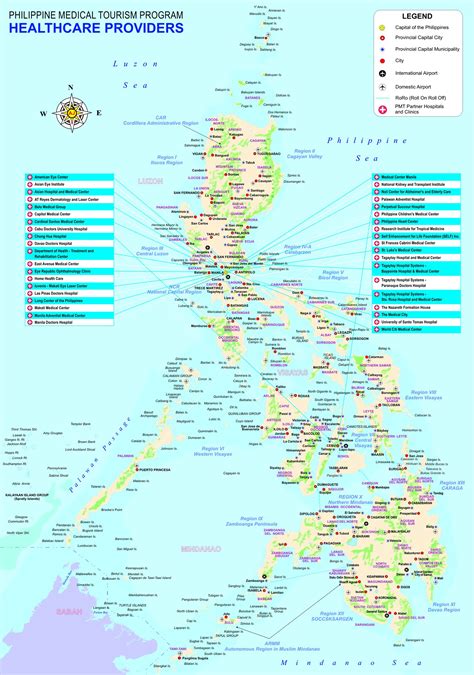 Large Detailed Administrative Map Of Philippines With Other Marks Images