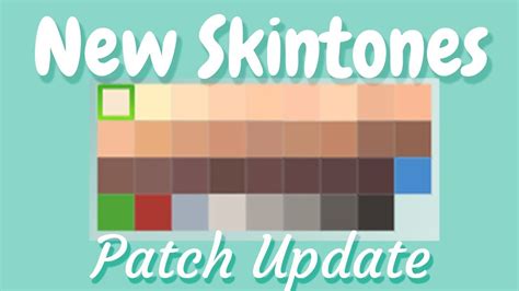 10 New Skin Tones 👍🏻👍🏼👍🏽👍🏾👍🏿 The Sims 4 18th