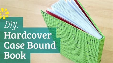 How To Make A Hardcover Book Case Binding Youtube