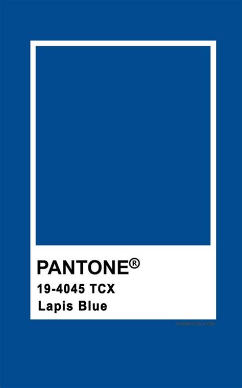 Pantone Lapis Blue 19 4045 Pantone Colour Palettes Pantone Color