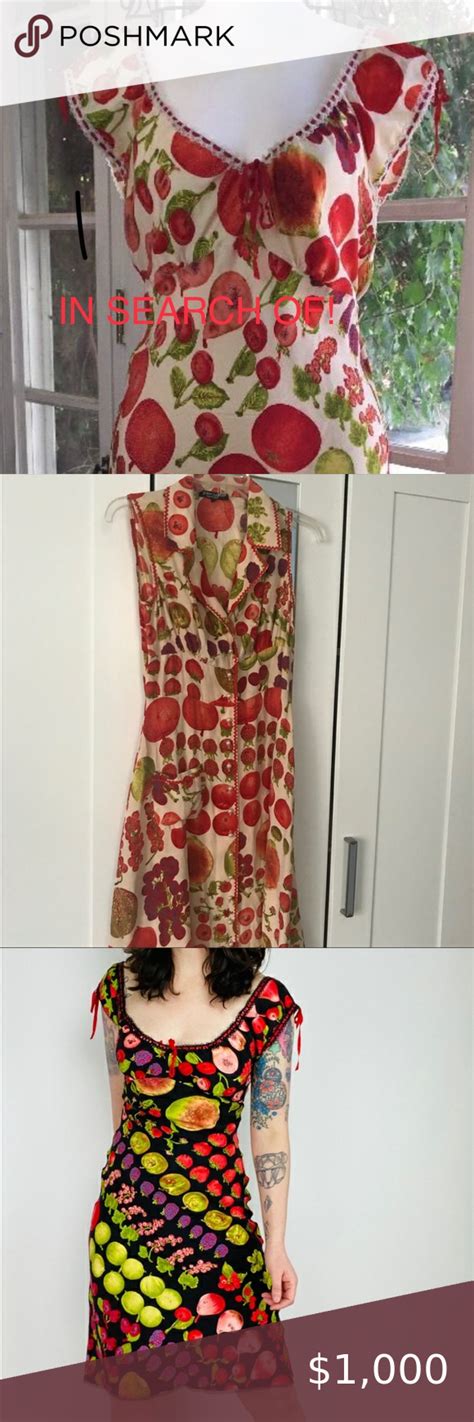 Iso Betsey Johnson Fruit Dress Betsey Johnson Betsey Clothes Design