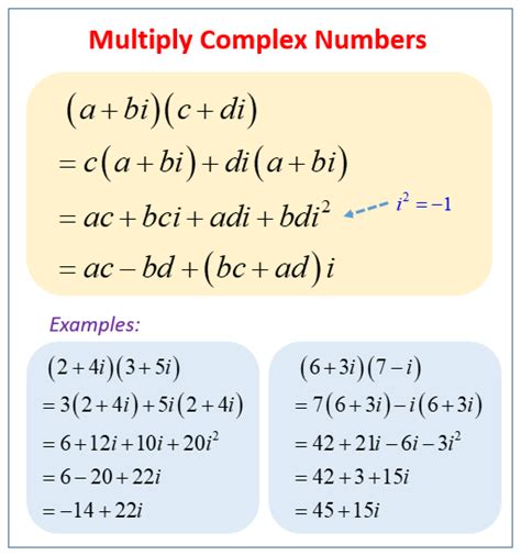40 Multiplying Complex Numbers Worksheet Worksheet For Fun