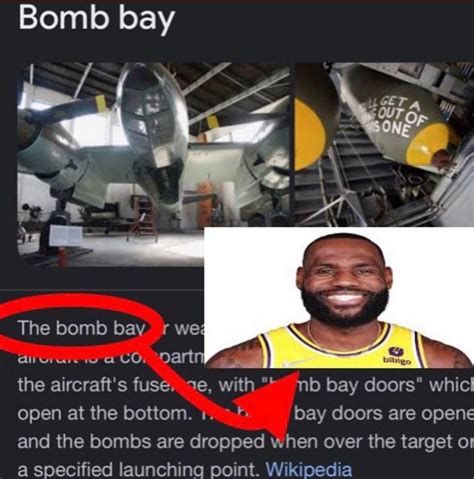 Lebron James The Bomb Bay Meme Name Soundalikes Know Your Meme