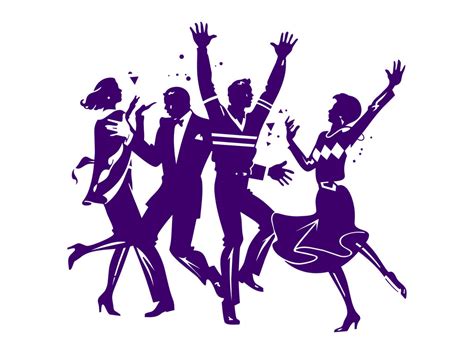 Dancing Party People Graphics Vector Art And Graphics