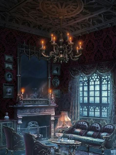 Art Vampire And Castle Room Image Gothic House Art Victorian Gothic