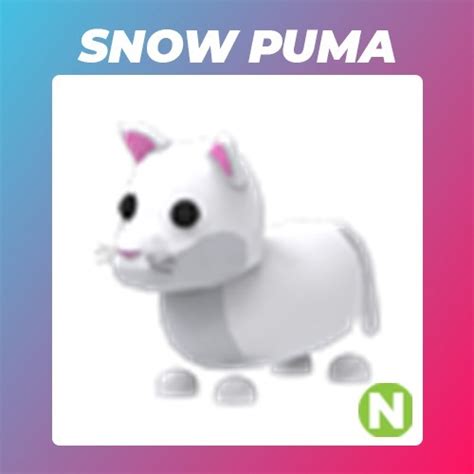 Roblox Adopt Me Neon Snow Puma Czechowice Dziedzice Kup Teraz Na