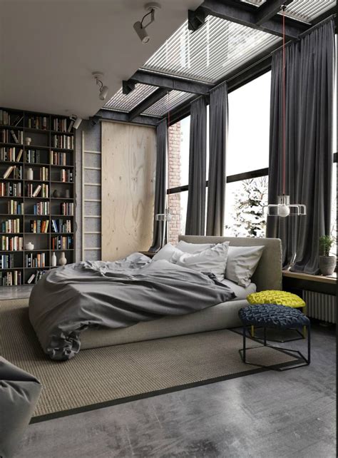 Bedroom Library Trendir Industrial Style Bedroom Industrial