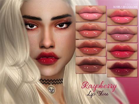 Raspberry Lip Gloss N198 Sims 4 Mod Download Free
