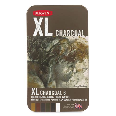 Derwent XL Charcoal Block Set Set Of 6 Michaels