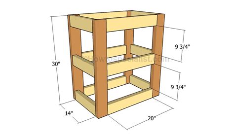 Undulate around woodworking plans kitchen cart kitchen cart. Kitchen Cart Plans | HowToSpecialist - How to Build, Step ...