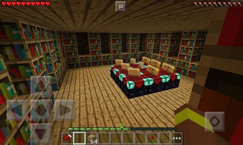 Then place bookcases in rows of 3 which should be 2 high. Enchantment/Enchanting room | Minecraft Amino