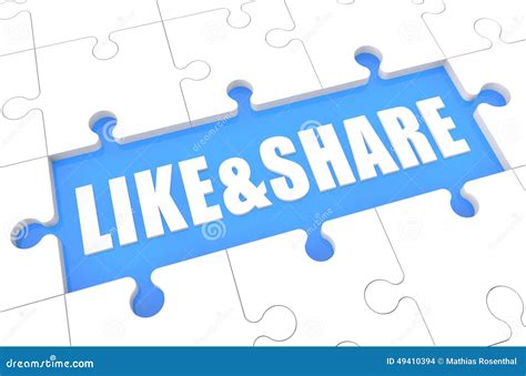 Like And Share Stock Photo Image Of Internet Marketing 49410394