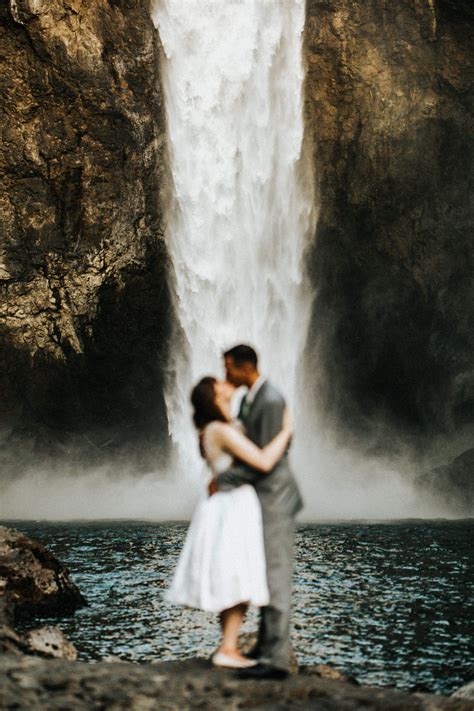 Waterfall Engagement Session At Sunset Wiley Putnam