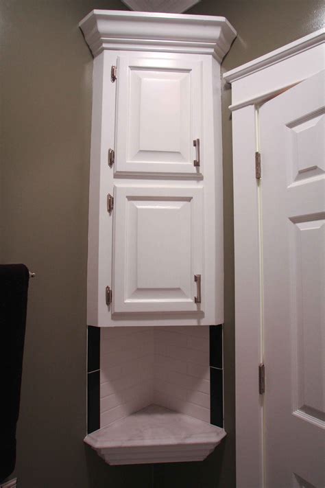 Corner Linen Cabinet For Bathroom Corner Linen Tower Ideas On Foter