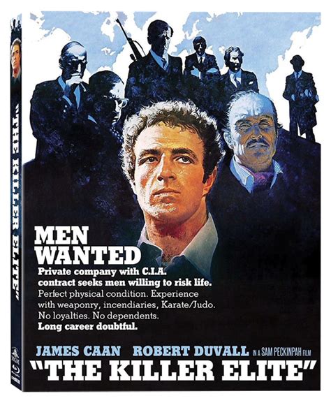New Blu Ray For Sam Peckinpahs Actioner The Killer Elite Starring James Caan And Robert