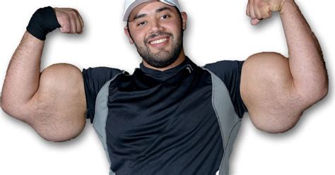 Moustafa Ismail Egyptian Bodybuilders 31 Inch Popeye Biceps Earn A