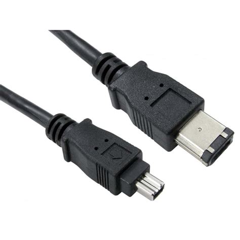 Firewire Cable Ieee 1394 4 Pin To 6 Pin Dv Out Camcorder Lead 1m Ebay