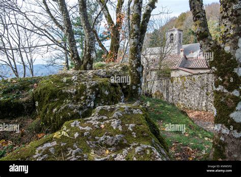 Sanctuary Of La Verna In Tuscany Italy Monastery Of St Francis Stock