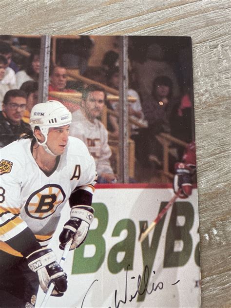 Cam Neely Boston Bruins Signed Autographed 8x10 Nestle Stop And Shop