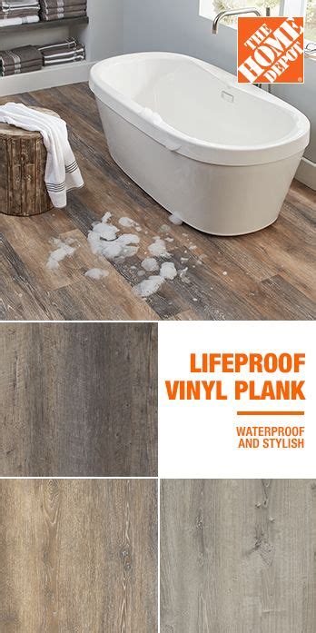 Vinyl flooring is a great option for just about every interior living space in your home, the flooring we're installing today is life suit rigid core. Installing Lifeproof Vinyl Plank Flooring In Bathroom | NIVAFLOORS.COM