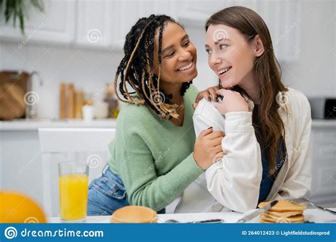 Happy And Lesbian African American Woman Stock Image Image Of Lesbian Glass 264012423