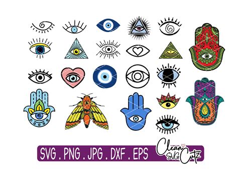 Eyes Clipart How To Make Stencils All Seeing Eye Hand Of Fatima