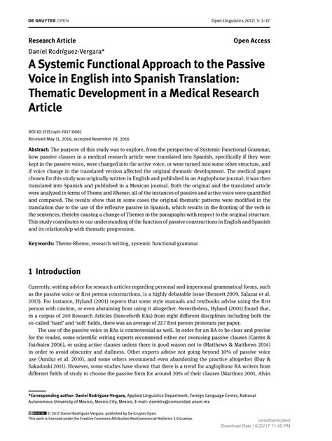 We did not find results for: (PDF) A Systemic Functional Approach to the Passive Voice ...