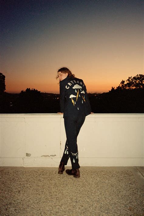 kevin morby in a custom embellished nudie suit by judith rothman pierce behind the l a label