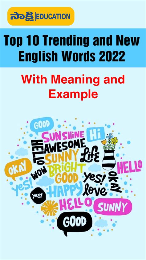 Top 10 Trending And New English Words 2022 With Meaning And Example