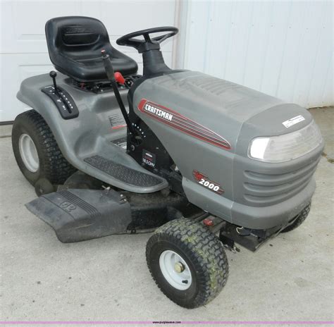 Sears Craftsman Riding Lawn Mower Lt2000 At Craftsman Tractor