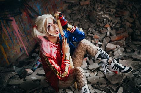 829374 your face here masks harley quinn hero blonde girl cosplay english rare gallery