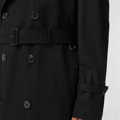 the westminster heritage trench coat in black men cotton gabardine burberry® official